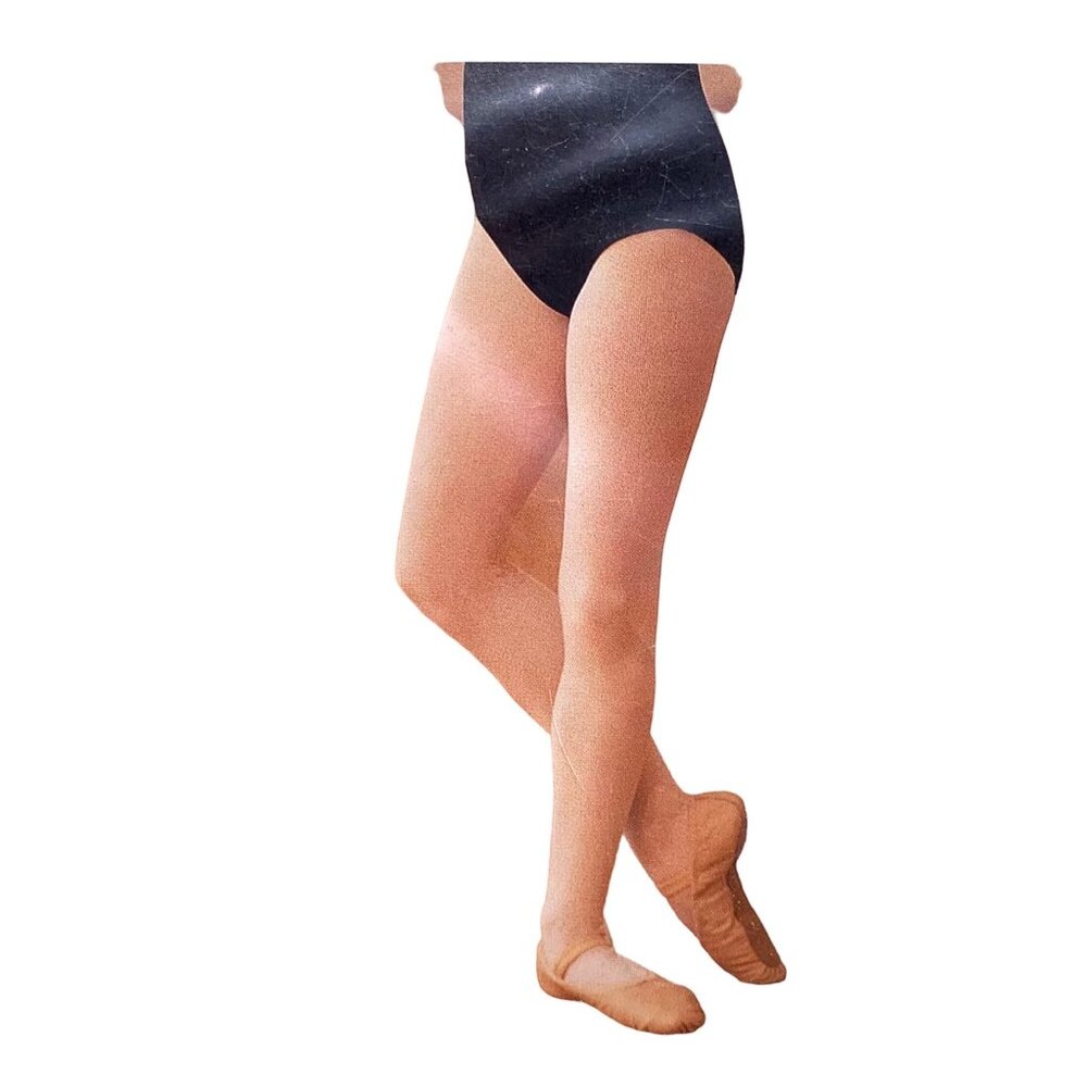 Danskin Girls Dance Skate Tights Pack of 3 Snowflake Angel White 58 Size I, 6X-7